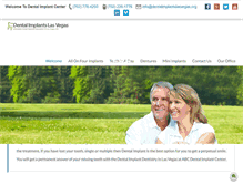 Tablet Screenshot of dentalimplantslasvegas.org